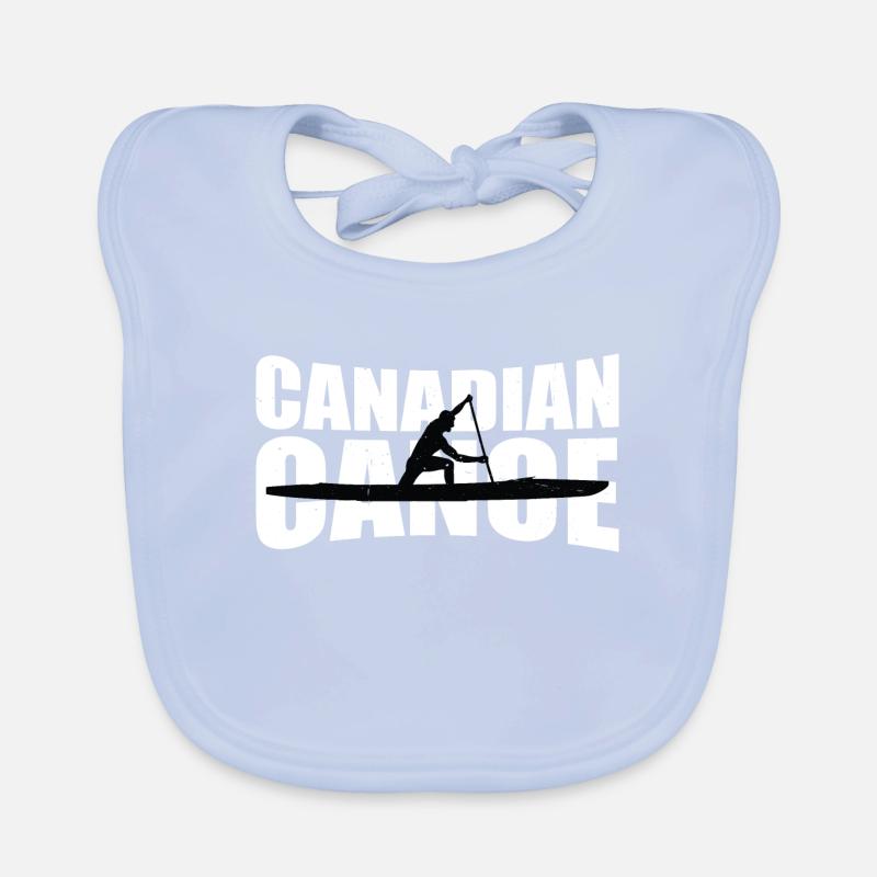 Canoë canadien 4 Bavoir bio Bébé