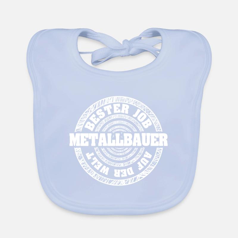 Metallbauer als Job Baby Bio-Lätzchen