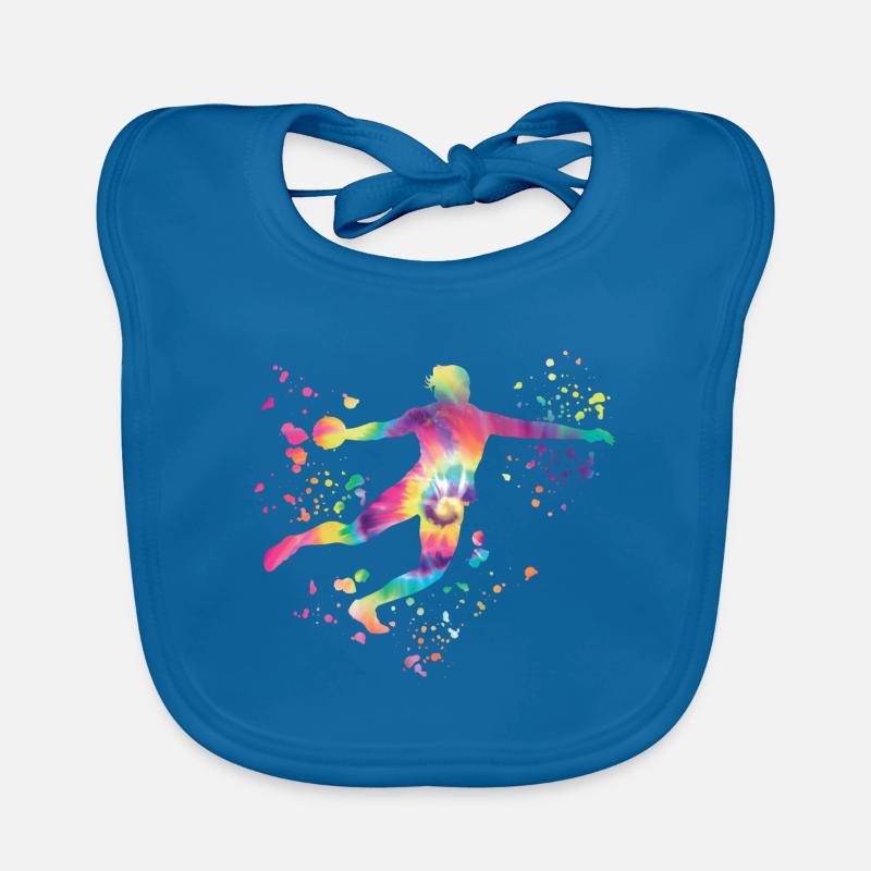 Diskuswerfer Colorsplash Diskuswurf Baby Bio-Lätzchen