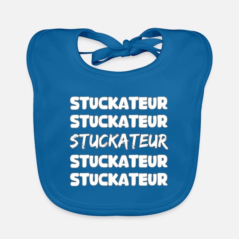 Gift for plasterer Organic Baby Bibs