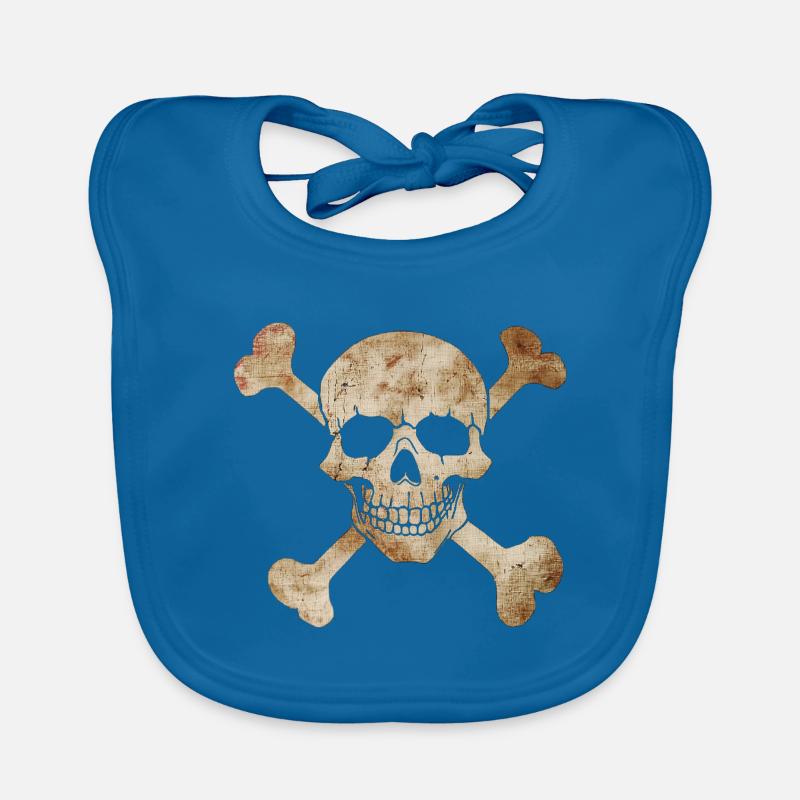 Drapeau pirate Bavoir bio Bébé