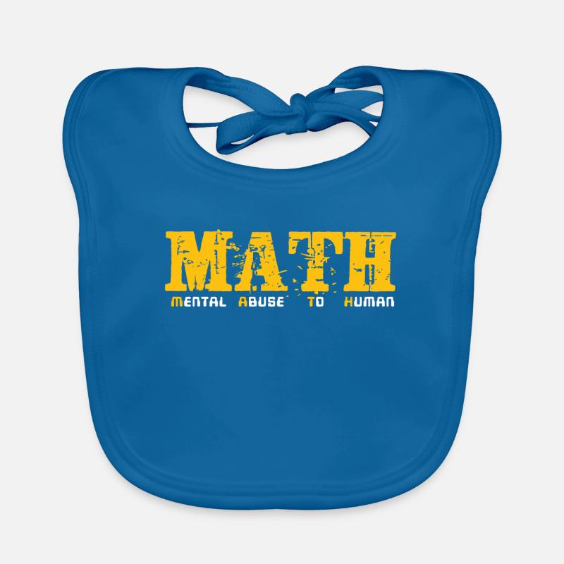 Math teacher Organic Baby Bibs