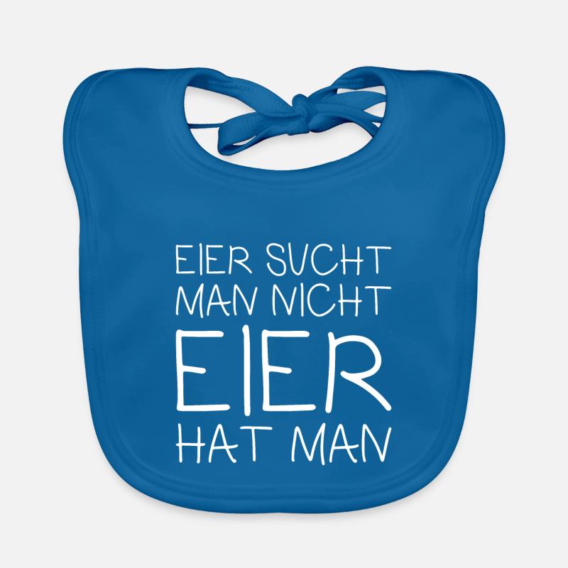 Eier such man nicht Baby Bio-Lätzchen