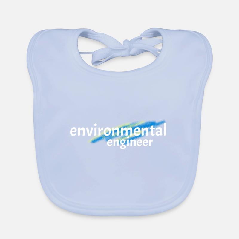 Environment Technician Environmental Protection Earth Gift Organic Baby Bibs