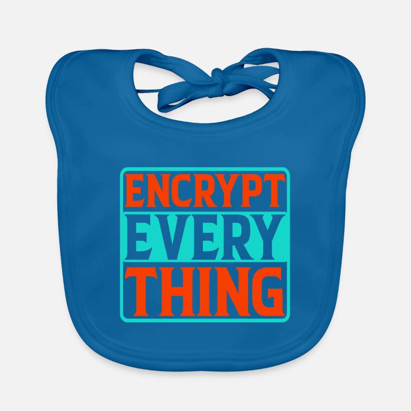 Encrypt Everything 4 Organic Baby Bibs