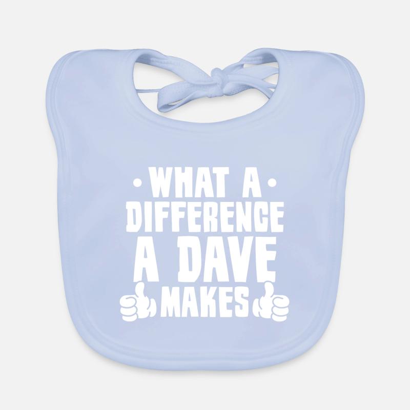 Quelle différence un Dave fait Bavoir bio Bébé