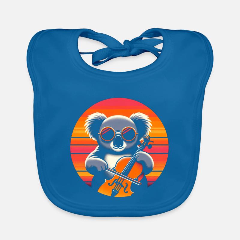 Violoncelle Koala Bavoir bio Bébé