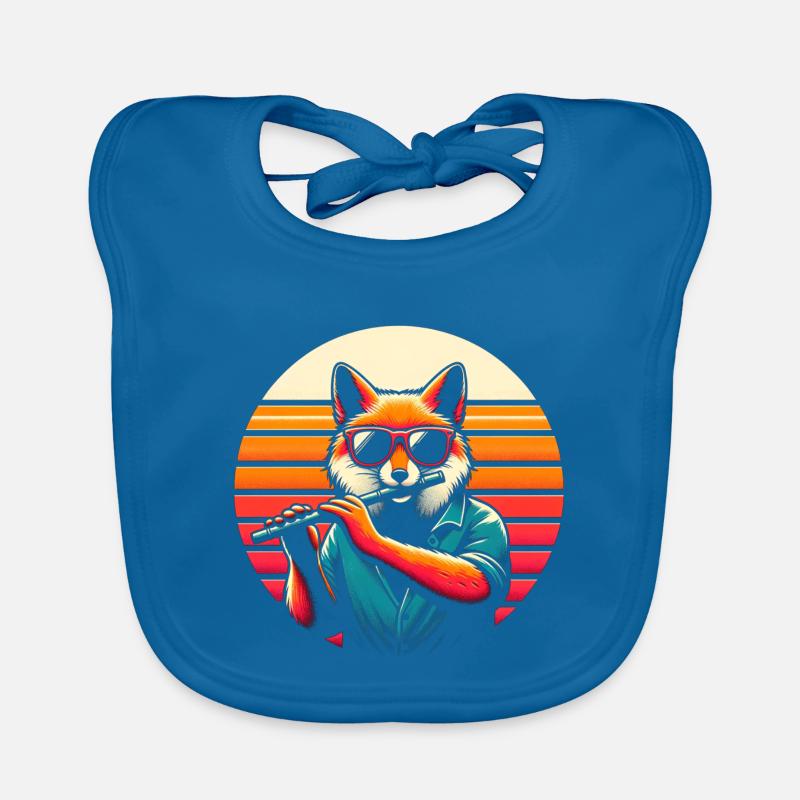 Fox Flute Organic Baby Bibs