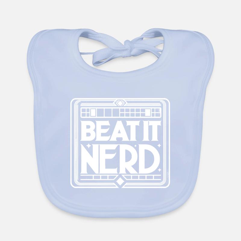 Battez-le Nerd 12 Bavoir bio Bébé