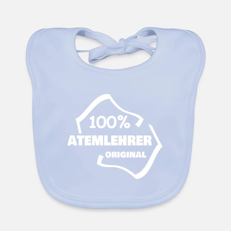 Beruf Atemlehrer Baby Bio-Lätzchen