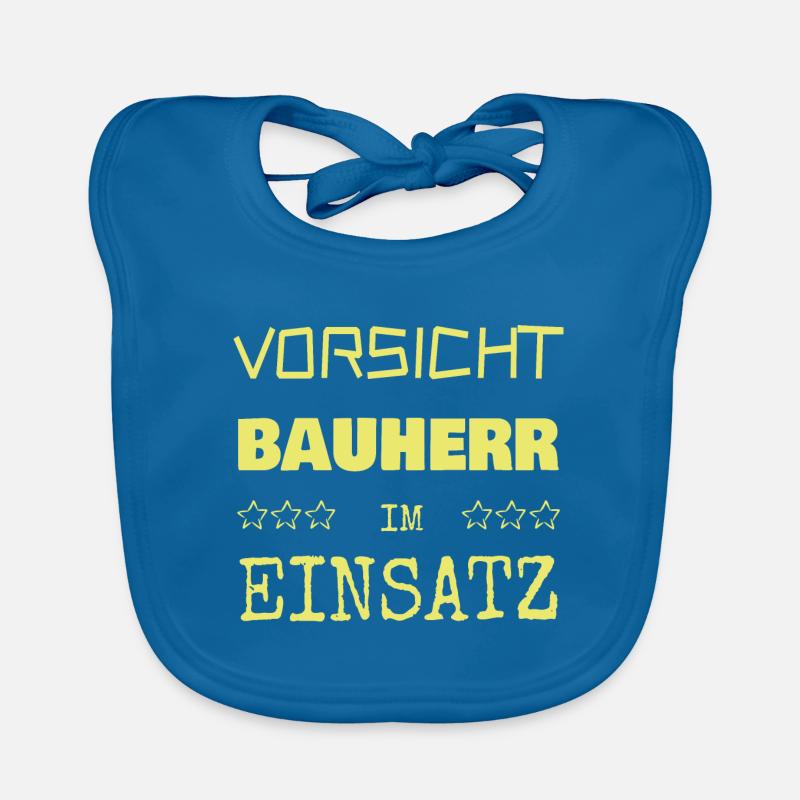 Bauherr als Berufung Baby Bio-Lätzchen