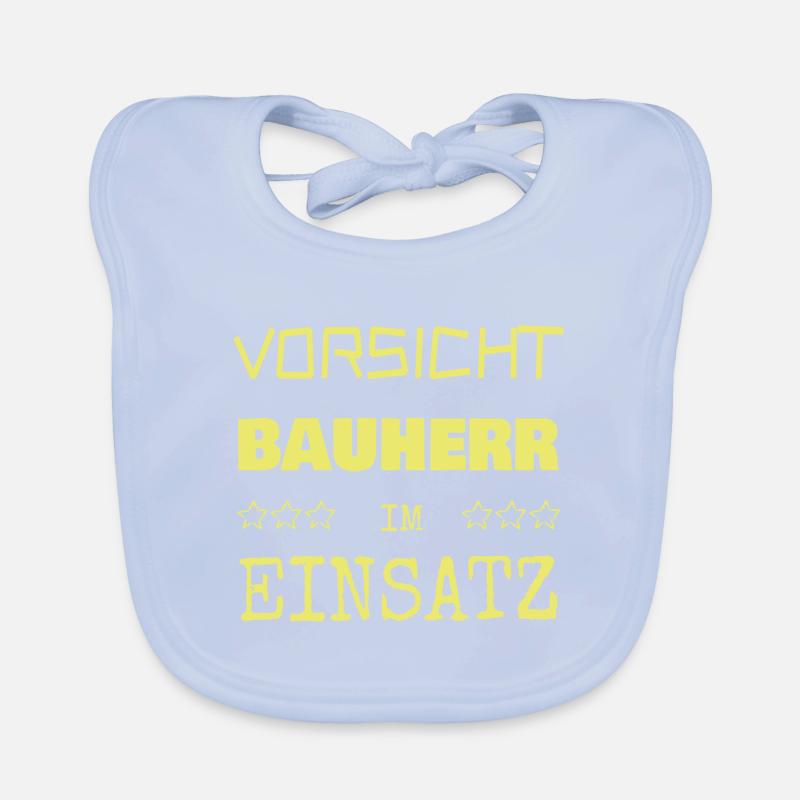 Bauherr als Berufung Baby Bio-Lätzchen