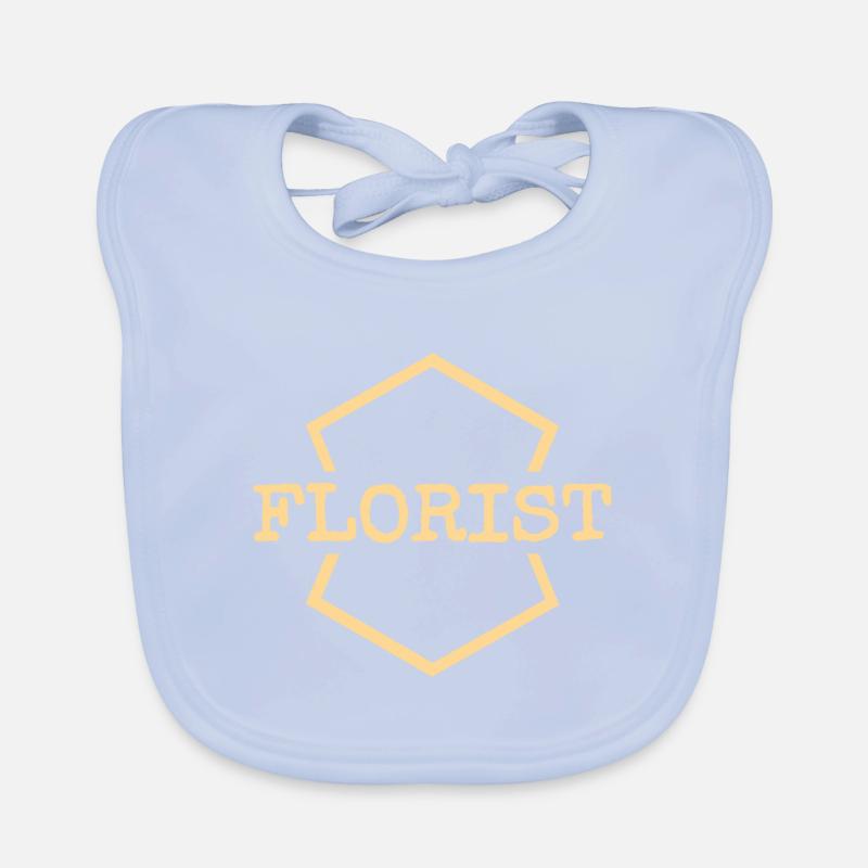 Work Florist Organic Baby Bibs