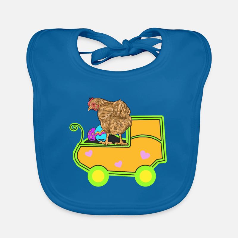Chicken Eggs Pregnant Pregnancy Birth Organic Baby Bibs