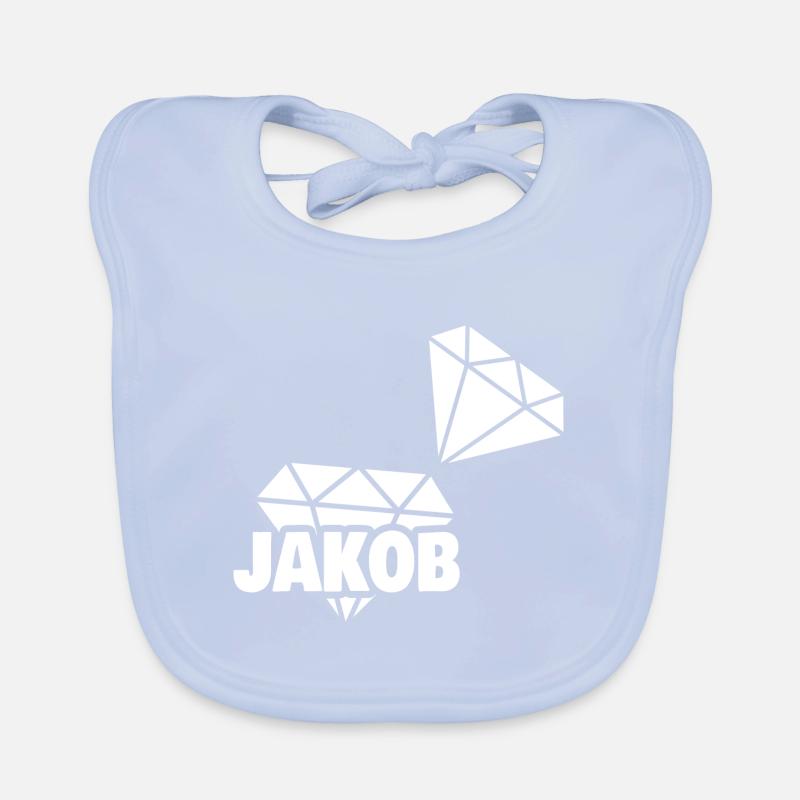 Jacob as precious Organic Baby Bibs