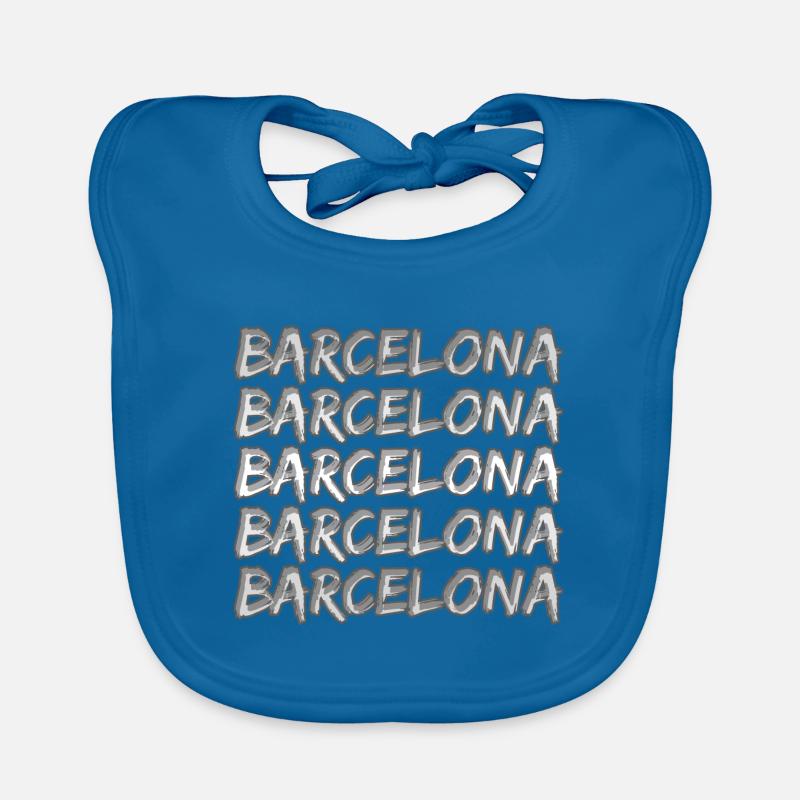 Barcelone comme voyage Bavoir bio Bébé