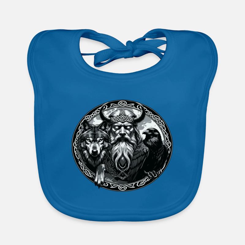 Odin Wikinger Valhalla Vikinger Hammer Thor Odin Baby Bio-Lätzchen