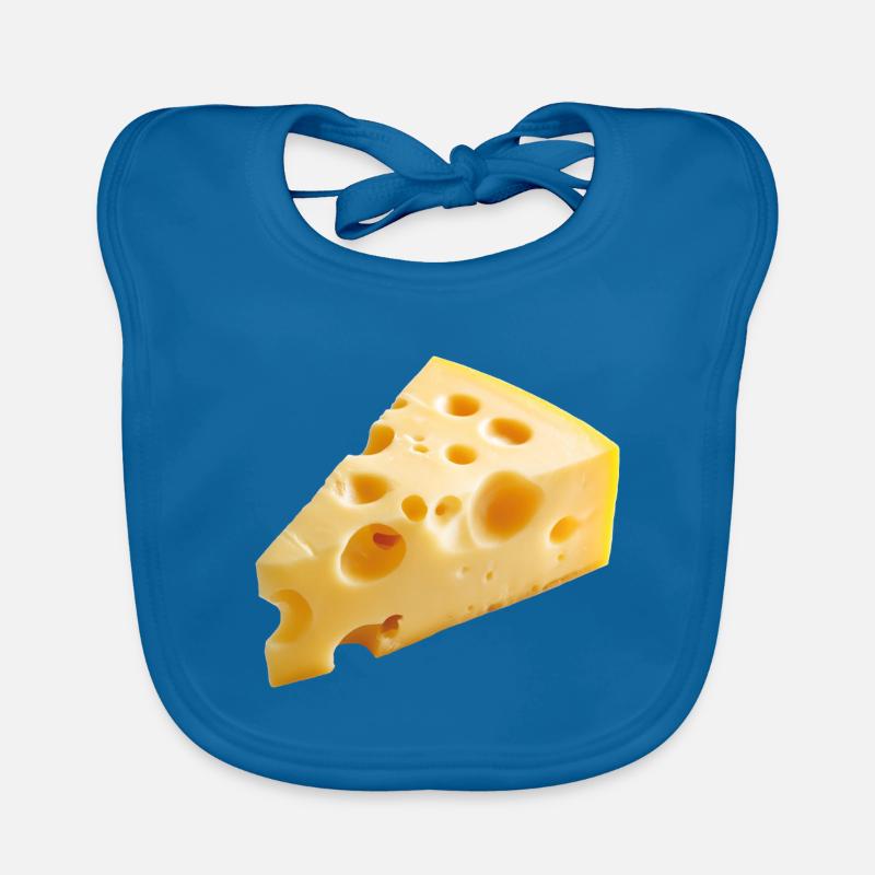 Cheese Organic Baby Bibs