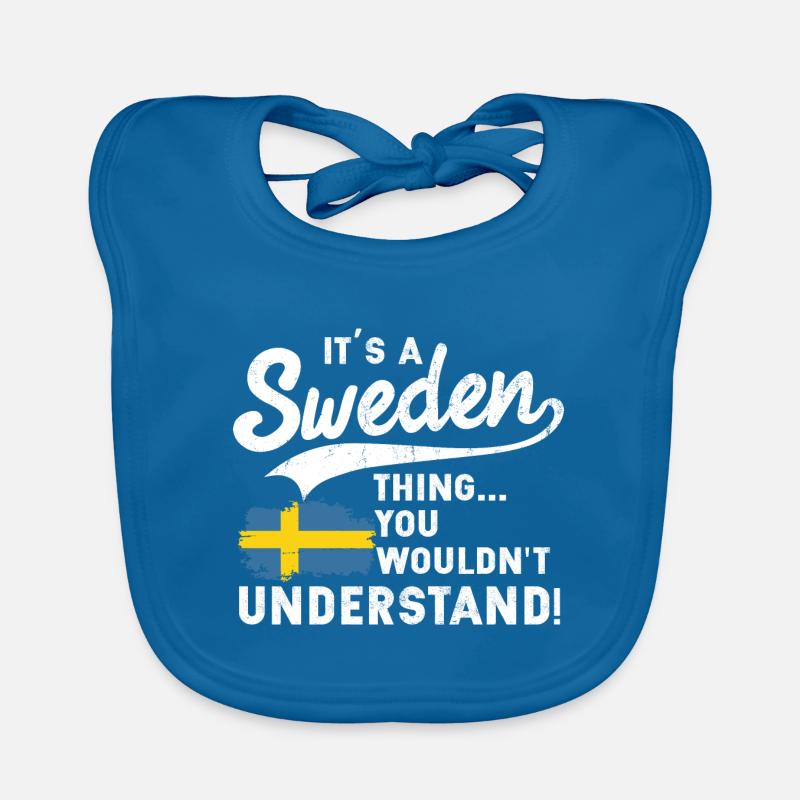 So Ein Schweden Ding Schwede Lustig Geschenk Baby Bio-Lätzchen