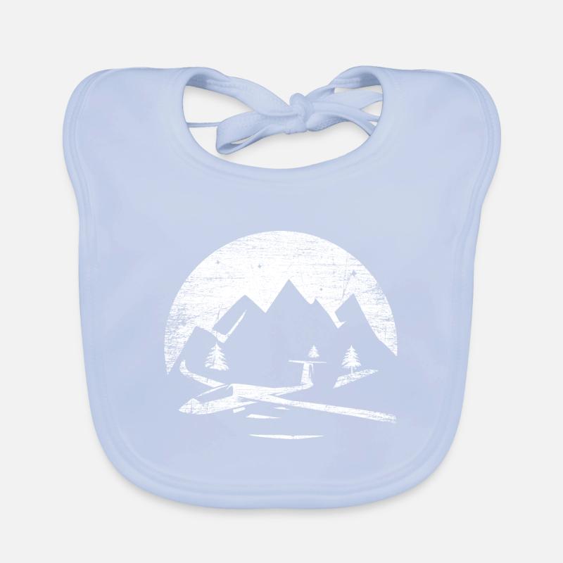 Gliding Pilot Glider Organic Baby Bibs