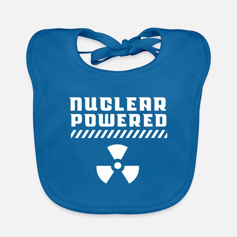 Atomkraft Atom Nuklear Kernkraft Saubere Energie Baby Bio-Lätzchen