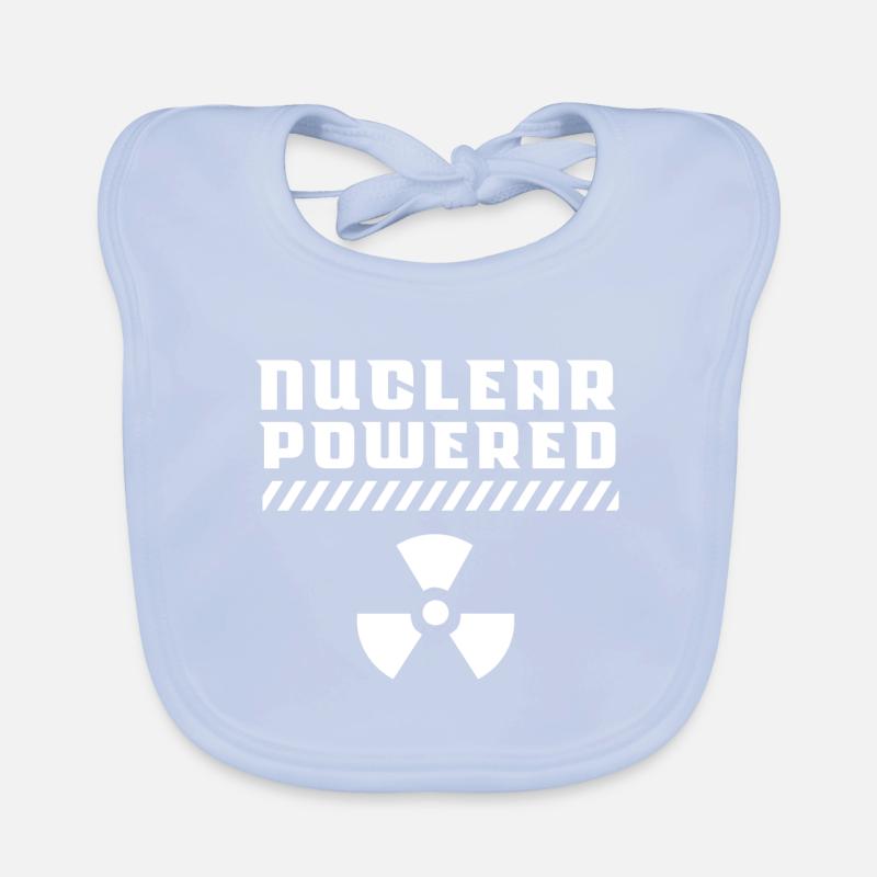 Atomkraft Atom Nuklear Kernkraft Saubere Energie Baby Bio-Lätzchen