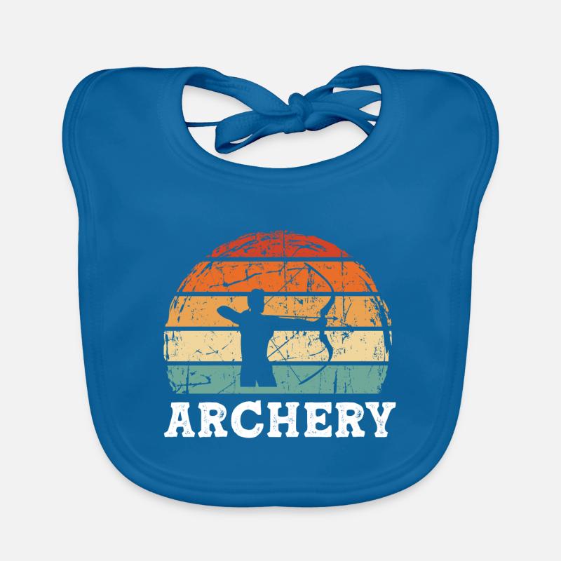 Bogenschießen Baby Bio-Lätzchen