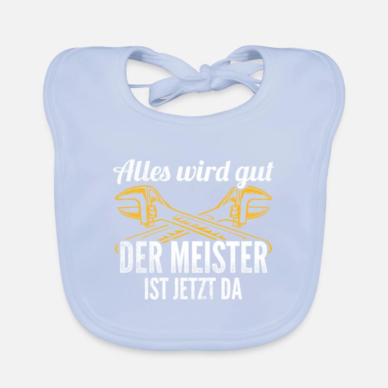 Anlagenmechaniker Geschenkidee Baby Bio-Lätzchen