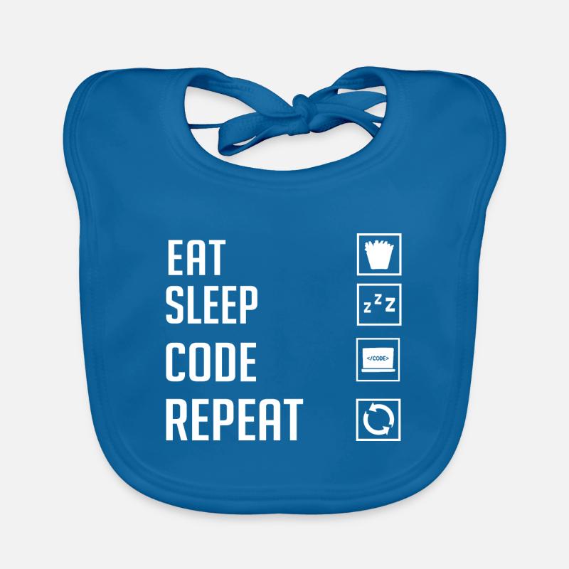 Programmeur Programmation Ordinateur Développeur Pc Bavoir bio Bébé