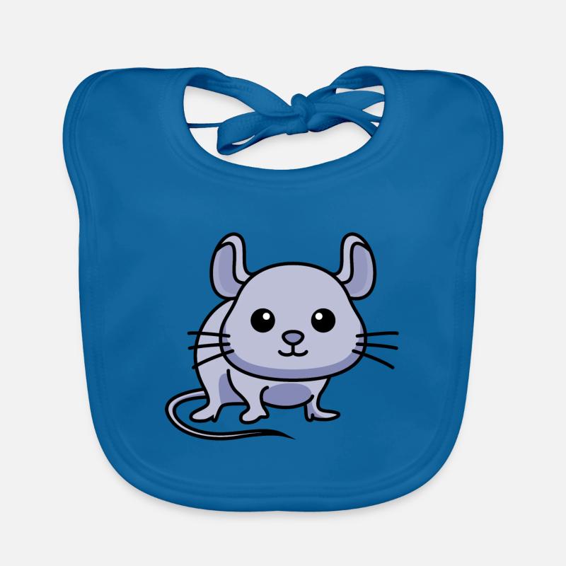 Mouse Comic Animal Organic Baby Bibs