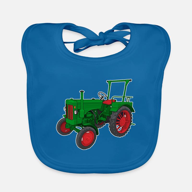 Steyr Traktor Steyr Austria /Farmer / Dorfkind Organic Baby Bibs