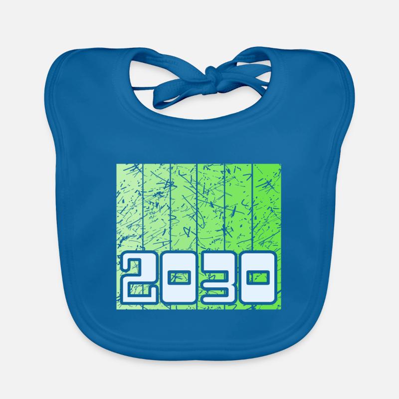 Année 2030 Bavoir bio Bébé