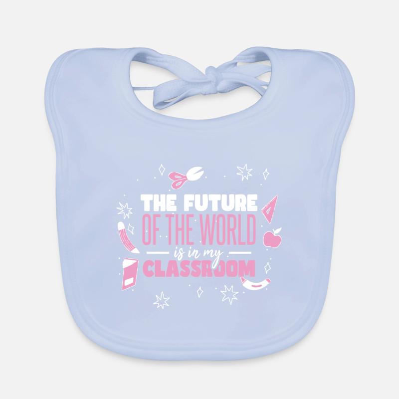 Teil des Teams Baseball Dad Baby Bio-Lätzchen