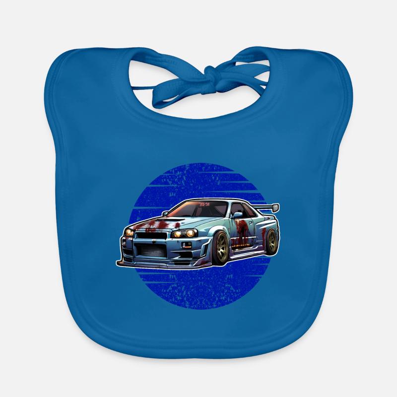 Jdm Halloween edition / Tuning Mechaniker Kostüm Baby Bio-Lätzchen