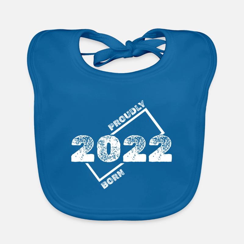 Born in 2022 Organic Baby Bibs