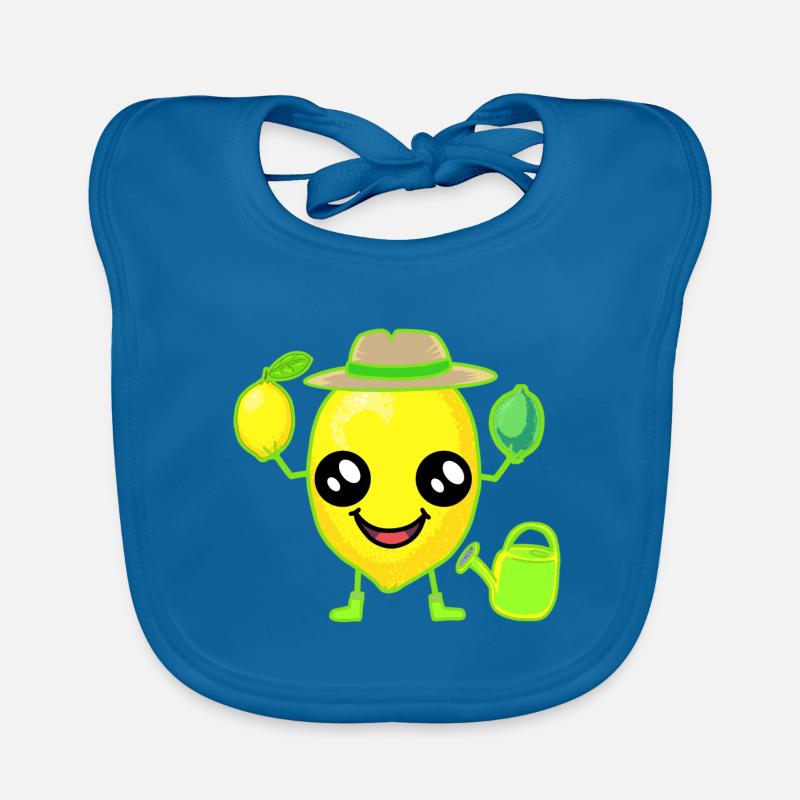 Zitronen Zitrone Baby Bio-Lätzchen