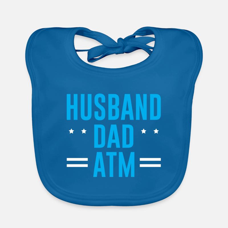 Husband Dad ATM 2 Baby Bio-Lätzchen