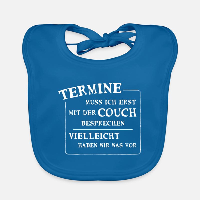 Termine muss ich mit der Couch absprechen Baby Bio-Lätzchen