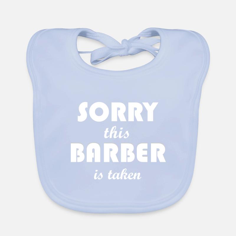 Barber disant que ce barbier est pris Bavoir bio Bébé