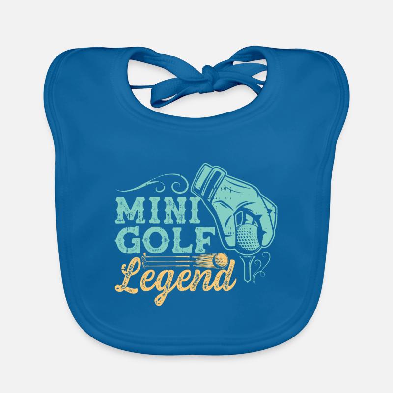 Golf Golfer Golf Course Gift Organic Baby Bibs