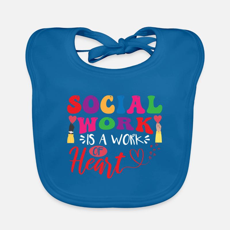 School Social Work Social Worker Organic Baby Bibs