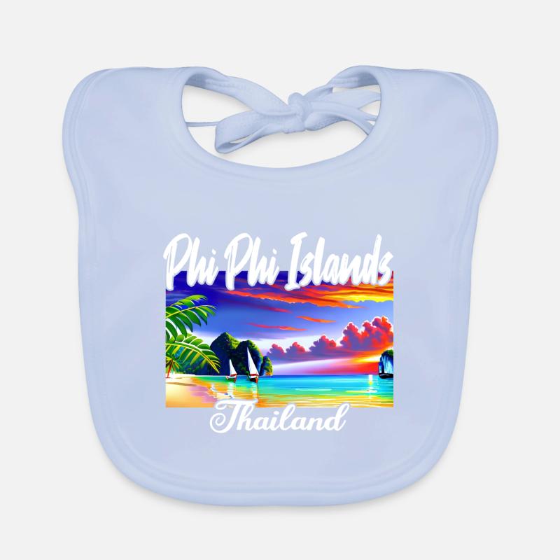 Phi Phi Island Thailand Baby Bio-Lätzchen