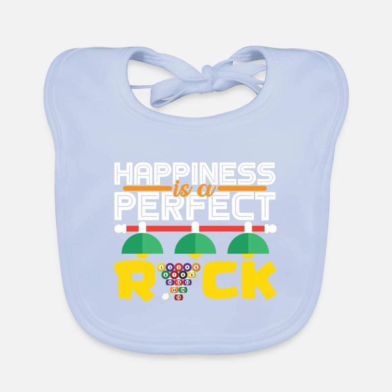 Glück ist ein perfekter Rick Baby Bio-Lätzchen