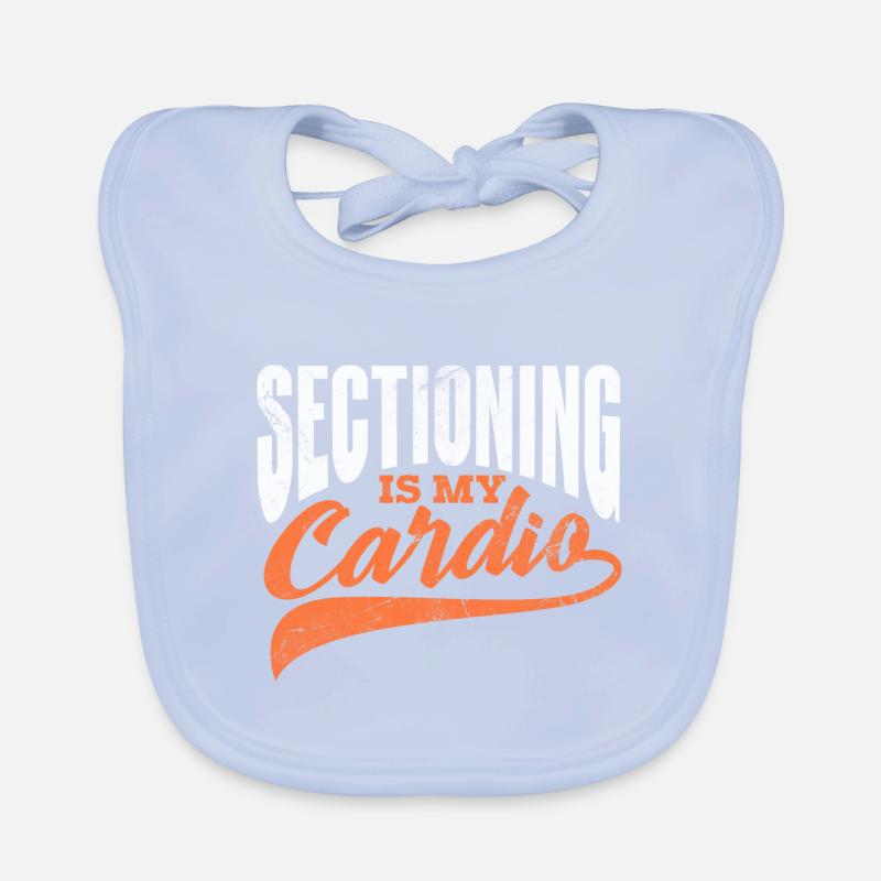 sectioning is my cardio Design for a sectioning Organic Baby Bibs