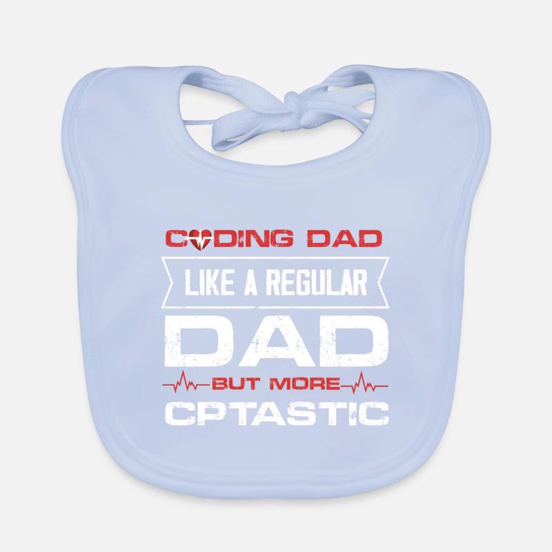 Coding Dad like a regular dad but CPTastic Baby Bio-Lätzchen