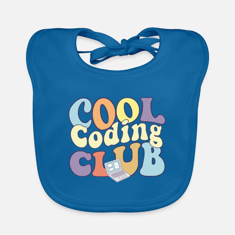 Cool Coding Club Computer Programmer Coder Baby Bio-Lätzchen
