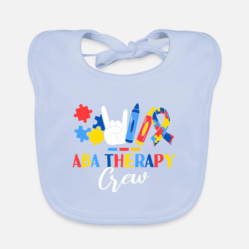 ABA Therapy Crew Applied Behavior Analysis Therapy Baby Bio-Lätzchen