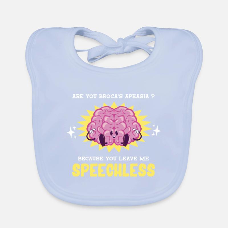 Empower Aphasia Awareness Connection Baby Bio-Lätzchen