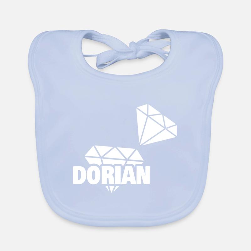 Dorian as Precious Organic Baby Bibs