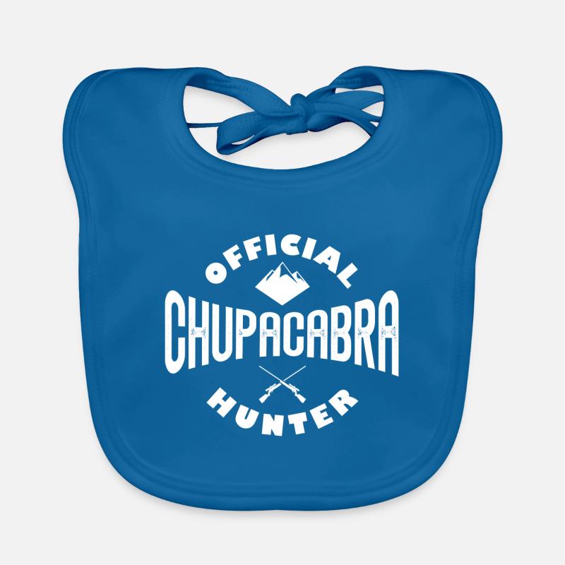 Official Chupacabra Hunter Mexican Vampire Monster Organic Baby Bibs